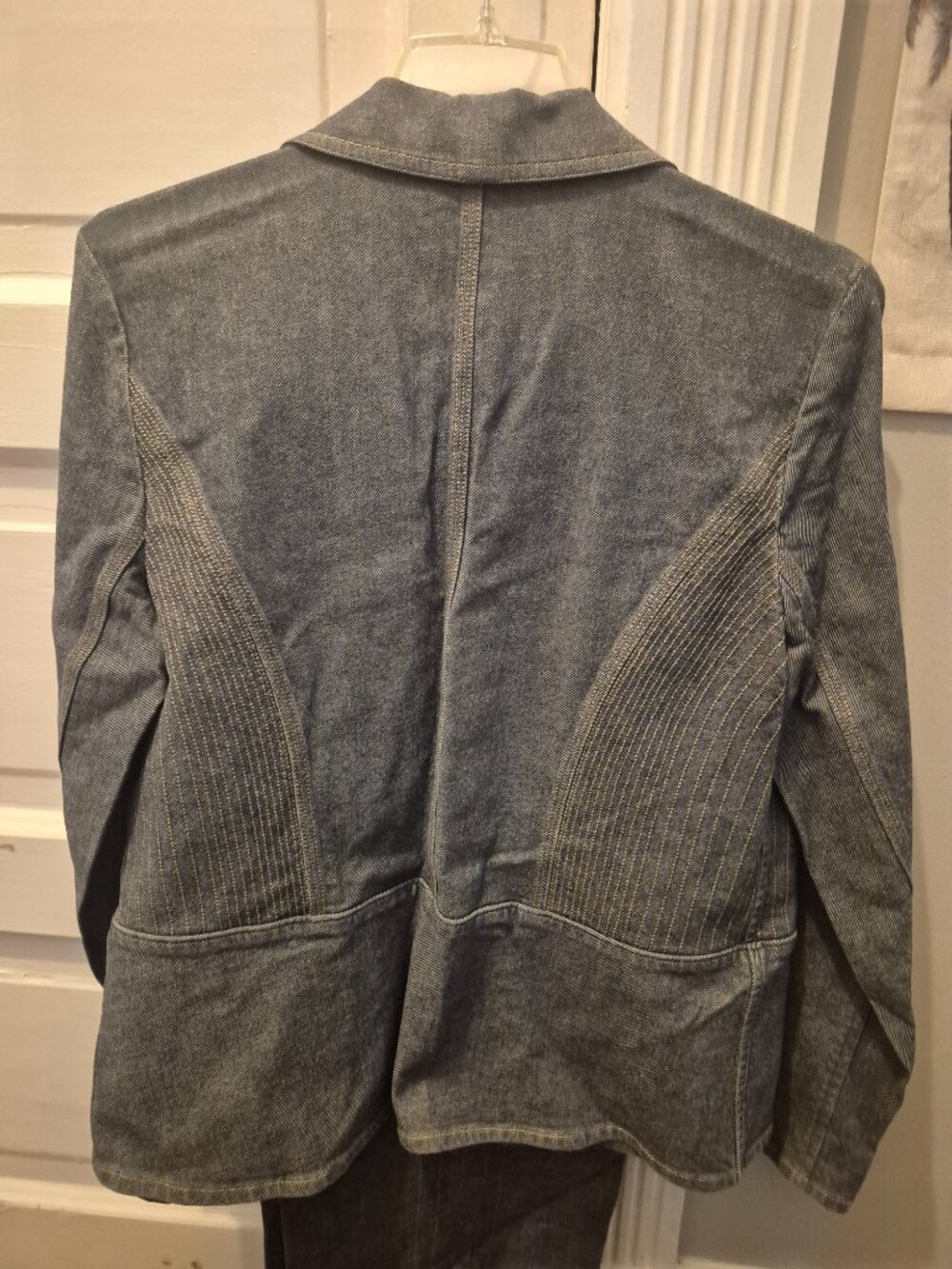 Vintage Company Ellen Tracy Denim Pantys Suit - Picture 2 of 14